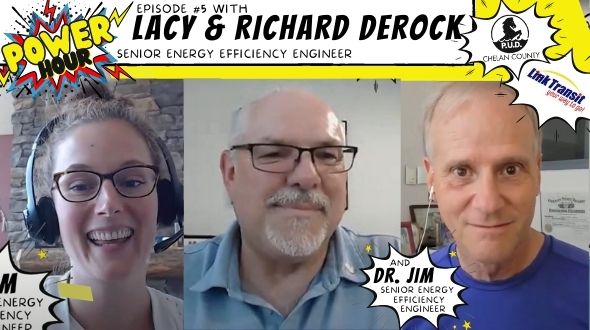 screenshot of livestream, Power Hour #5 with Richard DeRock of Link Transit